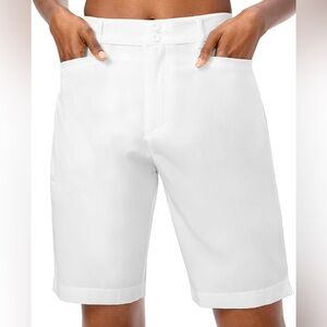 Golf Hiking Shorts Lightweight Quick Dry 9" Cargo Bermuda Long Shorts Kneelength